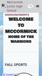 Mobile Screenshot of mccormick.laramie1.org